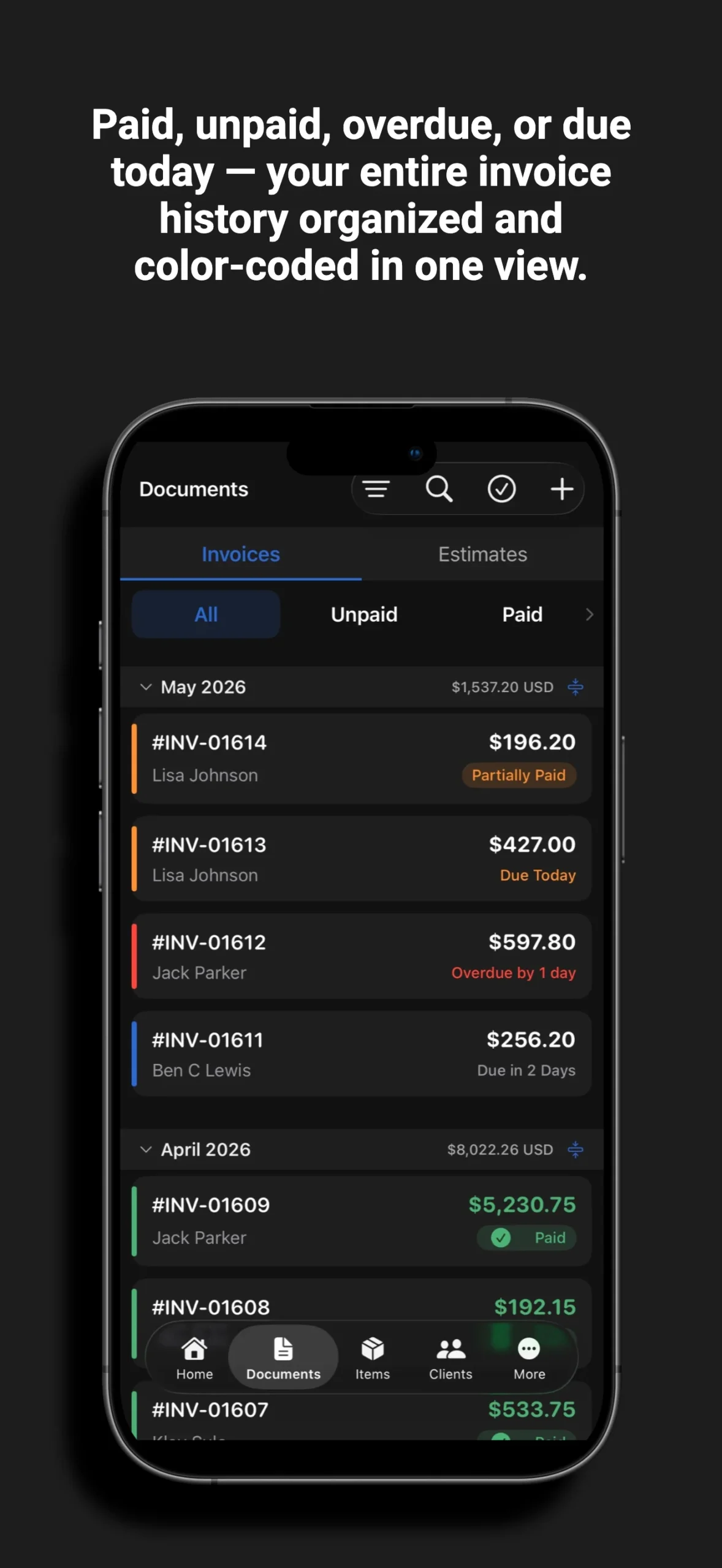 InvoiceGenie Screenshot