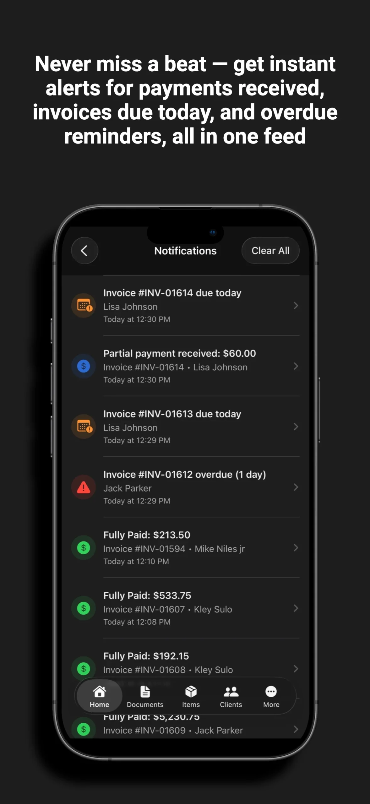 InvoiceGenie Screenshot