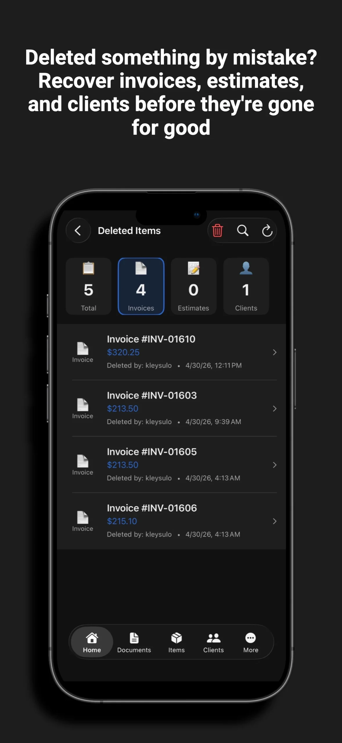 InvoiceGenie Screenshot