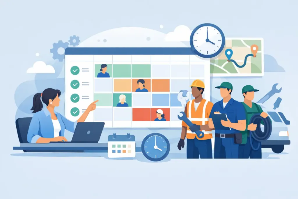 How to Schedule Service Crews Efficiently